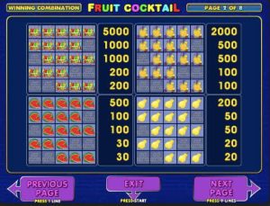 Fruit Cocktail slot Олимп казино
